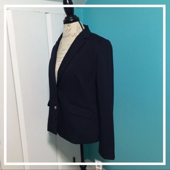 Charter Club Deepest Navy Polished Blazer - Picture 2 of 8